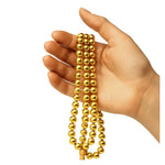 Golden Hematite Japa Mala (Without Knot)