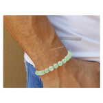 Green Aventurine Bracelet (Faceted-Stretchable)