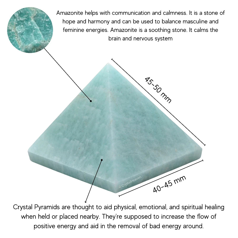 Amazonite Pyramid (2 Inch)
