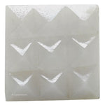 Snow Quartz 9 Pyramid Plate