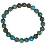 Chrysocolla Bracelet (Faceted-Stretchable)