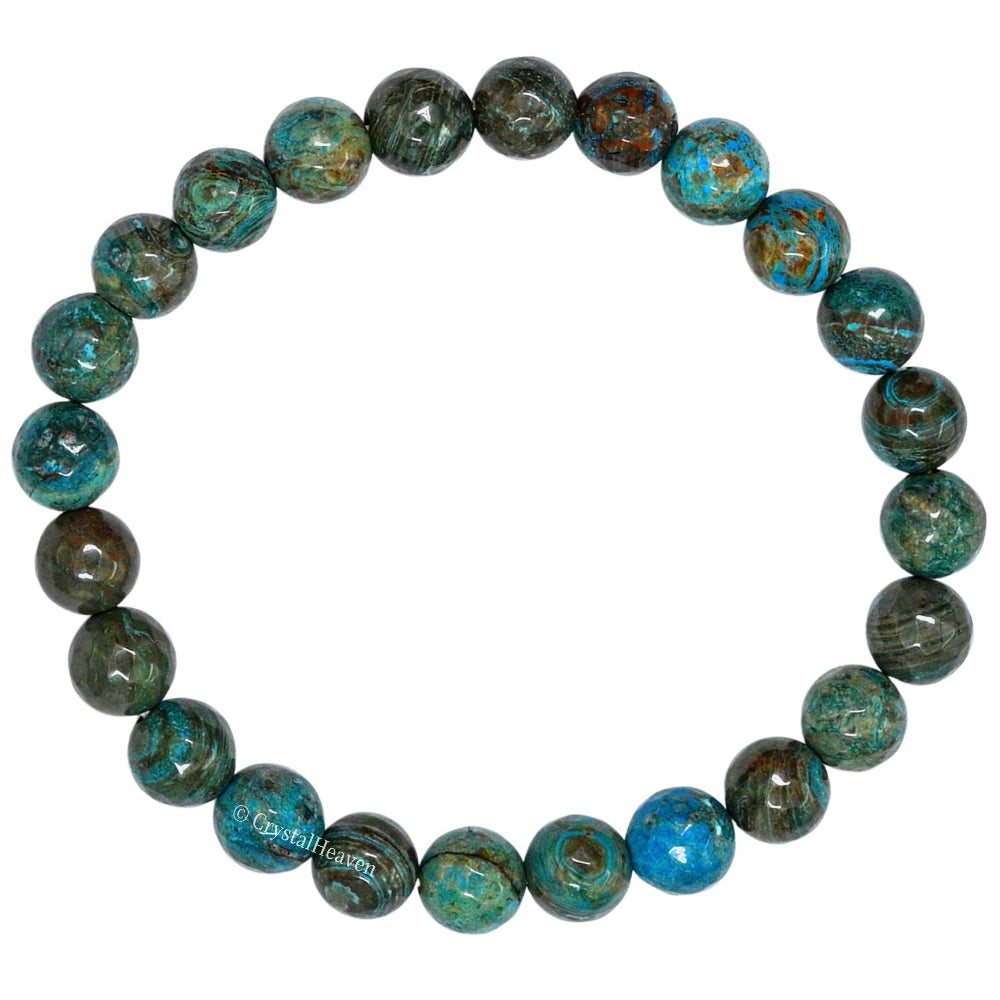Chrysocolla Bracelet (Faceted-Stretchable)