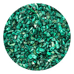 Malachite Chips - Pre Drilled