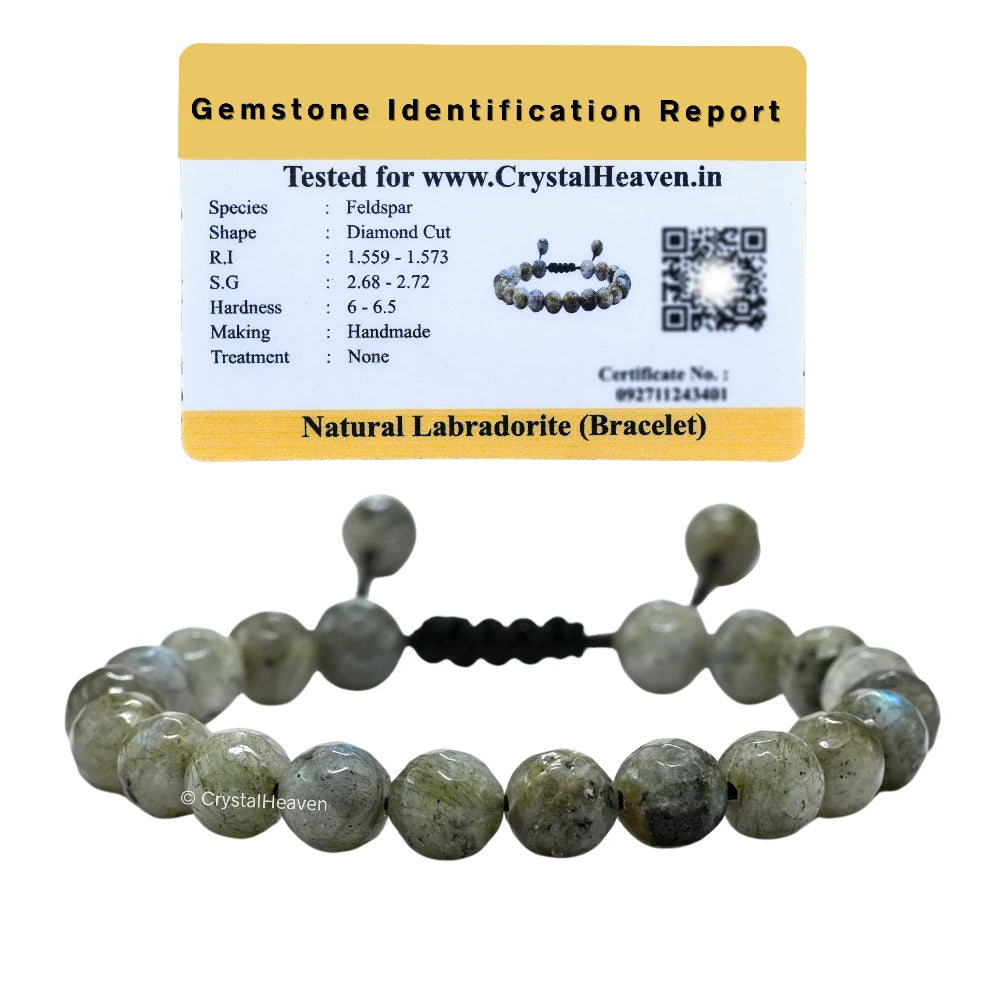 Labradorite Bracelet (Faceted-Adjustable)