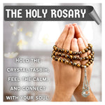 Tiger Eye Crystal Tasbih (Silver)