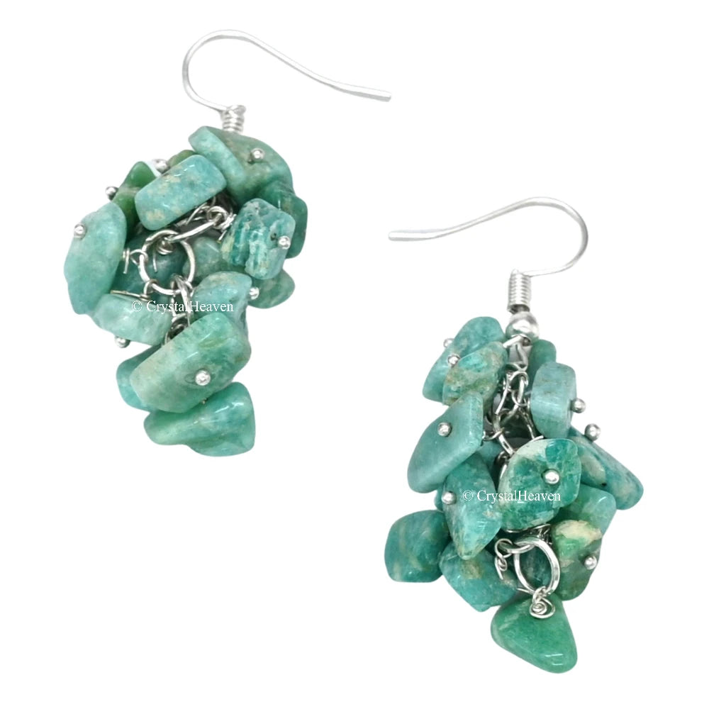 Amazonite Crystal Earrings