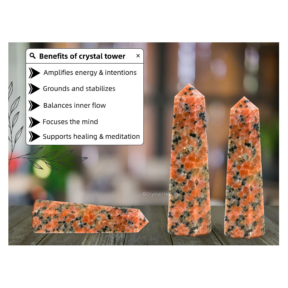Pink Calcite Tower (3" to 4" inch)