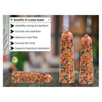 Pink Calcite Tower (3" to 4" inch)