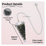 Larvikite Crystal Orgone Pendulum