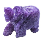 Lepidolite Crystal Elephant