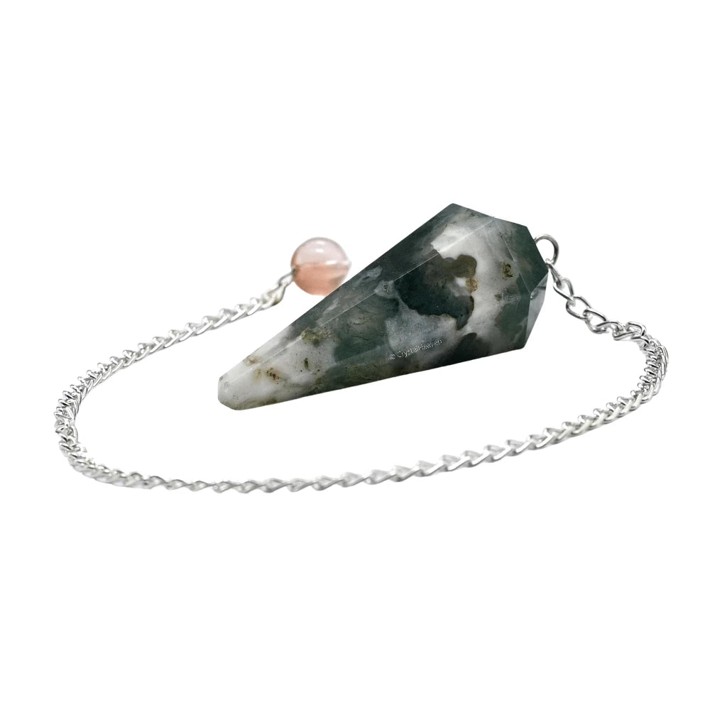 Moss Agate Pendulum