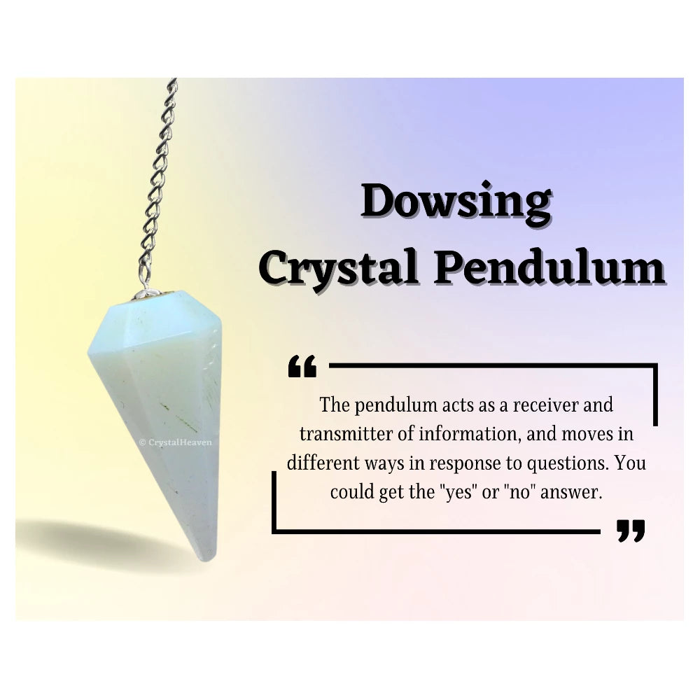 Snow White Quartz Pendulum