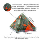 African Bloodstone Pyramid (2 Inch)