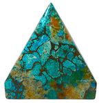 Chrysocolla Pyramid (1 Inch)