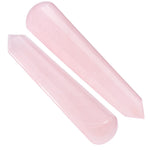 Rose Quartz Wand (Faceted)