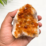 Natural Citrine Cluster Geode (100-200 Gram)