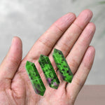 Ruby Zoisite Pencil Points (Double Terminated) (Set of 3)