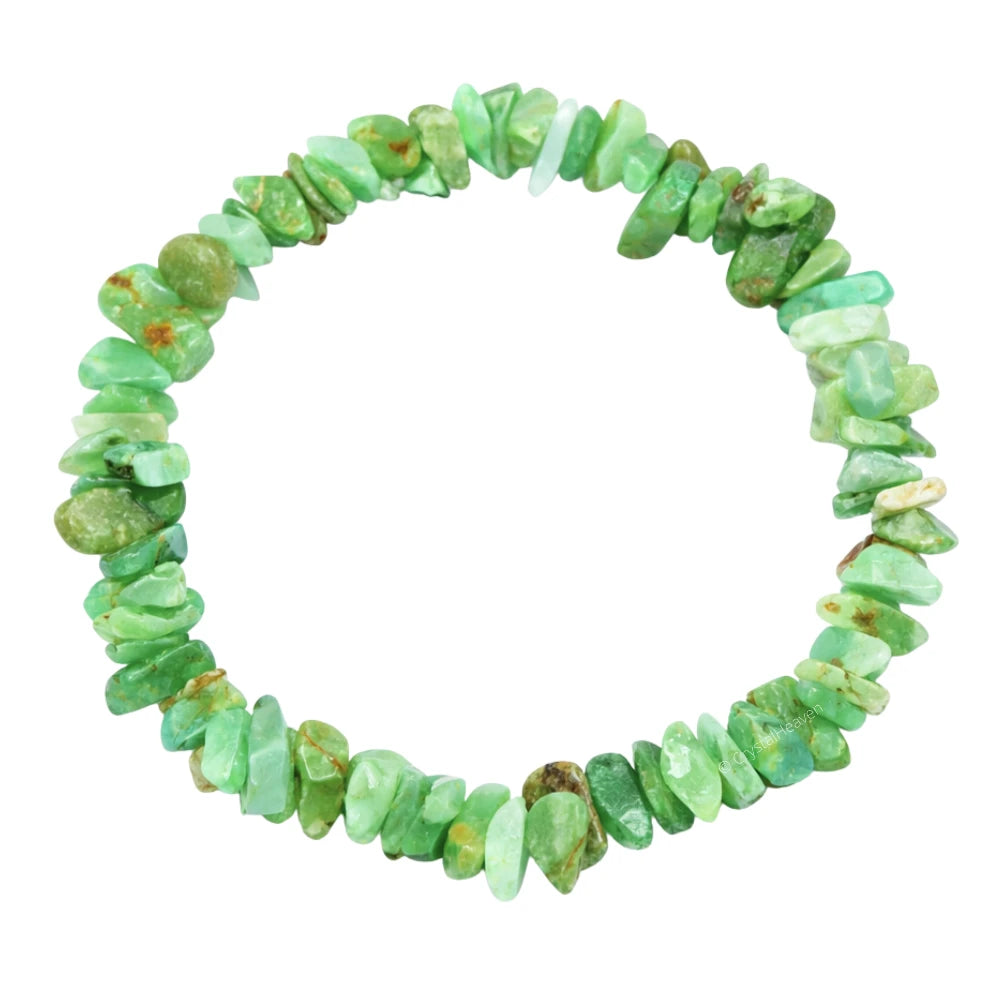 Chrysoprase Chips Bracelet - Premium