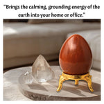 Red Jasper Crystal Egg Stone