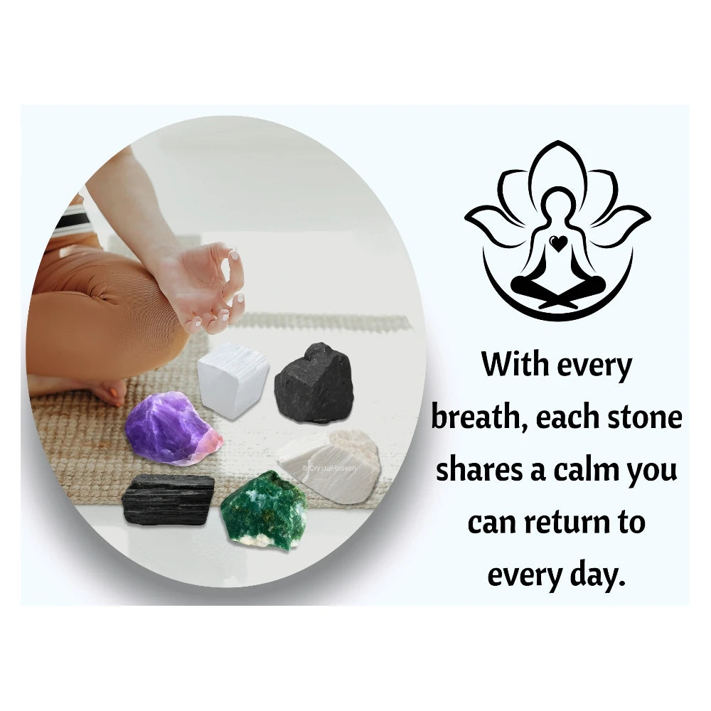 House Protection Raw Crystals Set