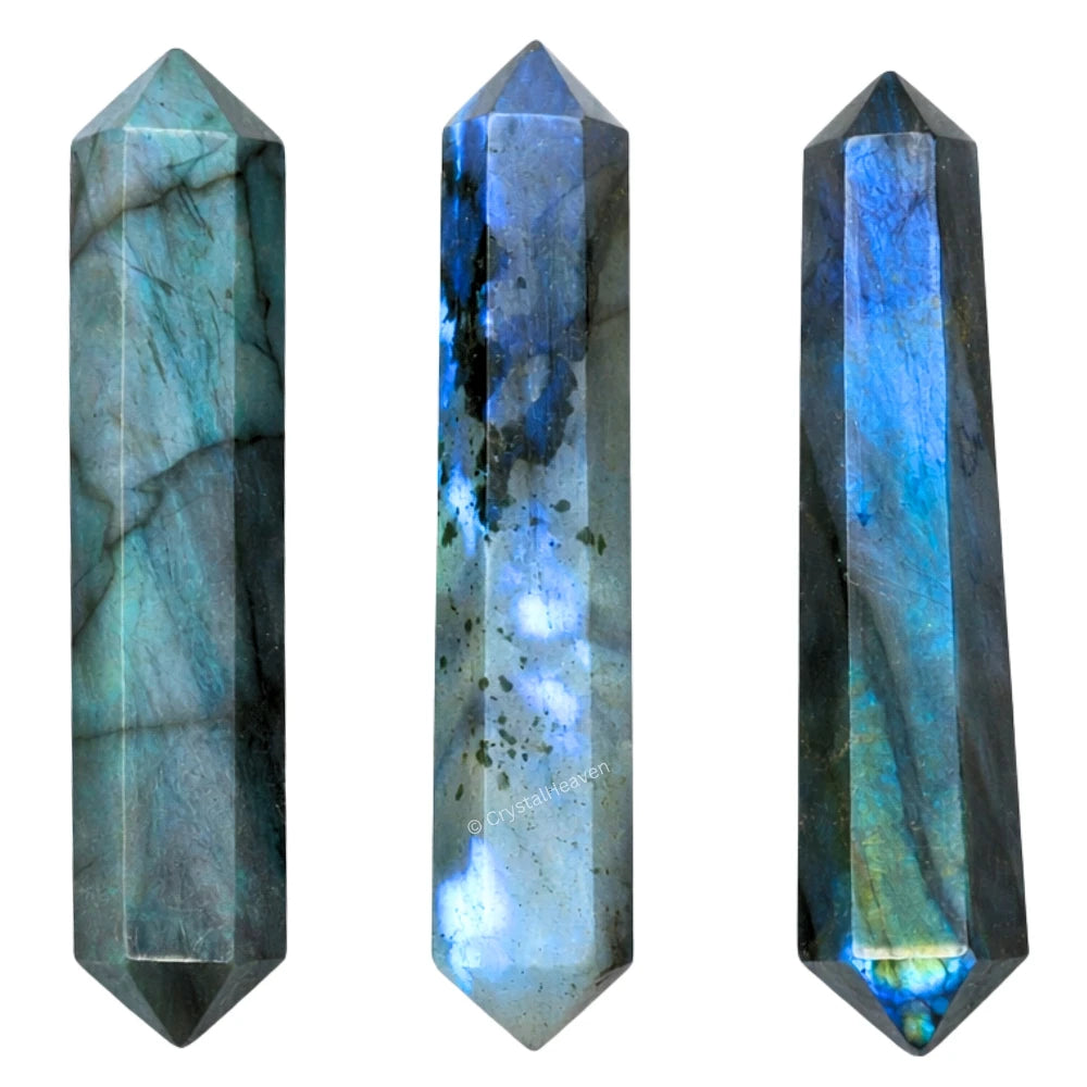 Labradorite Pencil Points (Double Terminated) (Set of 3)
