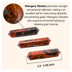 Mahogany Obsidian Pencil Points (Double Terminated) (Set of 50)