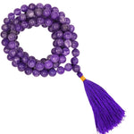 Amethyst Japa Mala (Without Knot)