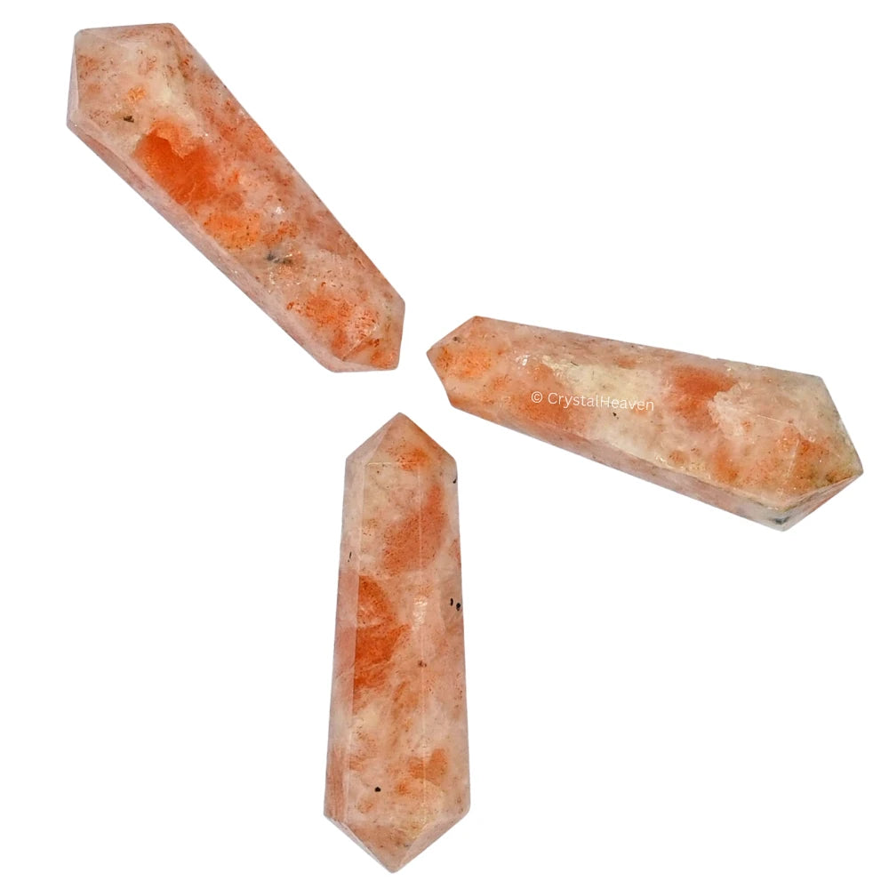 Sunstone Pencil Points (Double Terminated) (Set of 50)