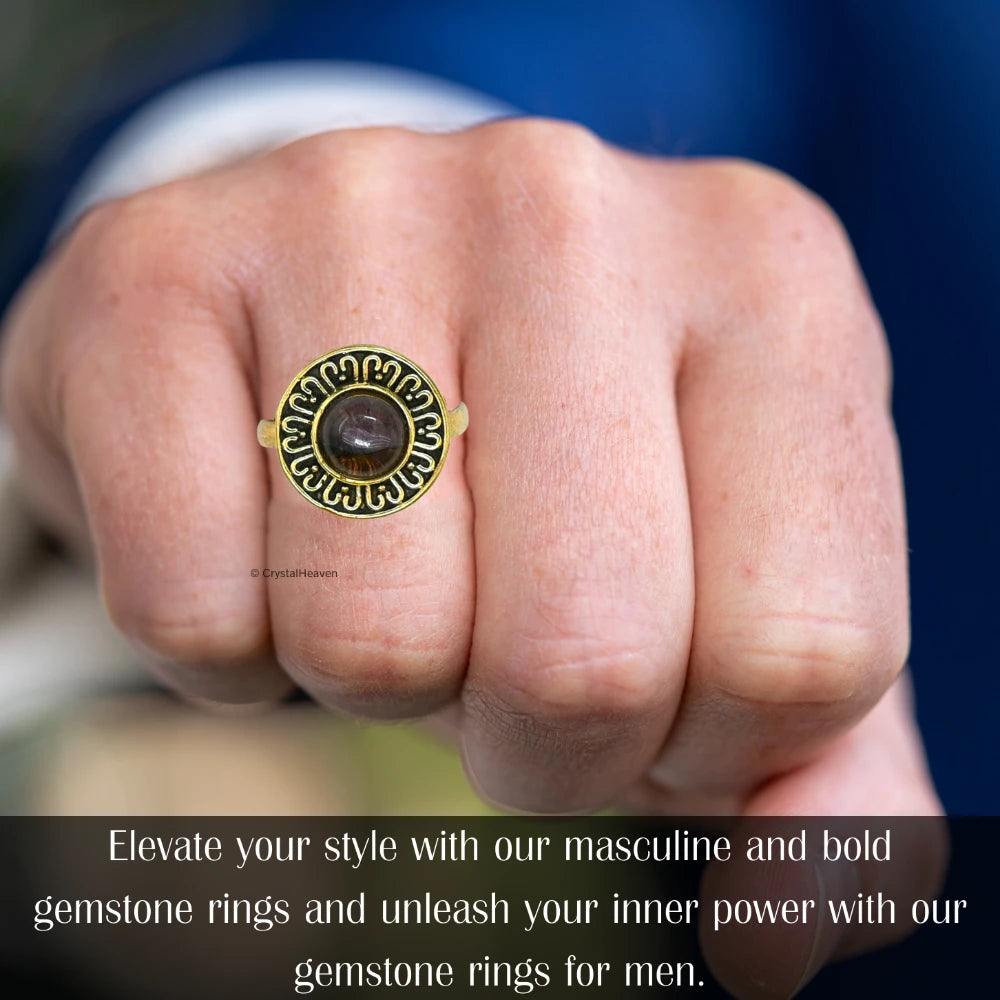 Amethyst Ring (Gold/Round)
