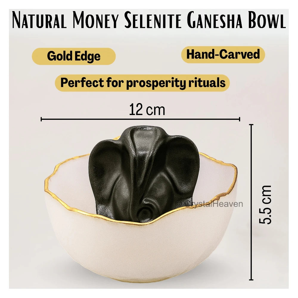 Money Bowl For Feng Shui Wealth Attraction (Bowl - Ganesha)