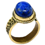 Lapis Lazuli Ring (Gold/Oval)